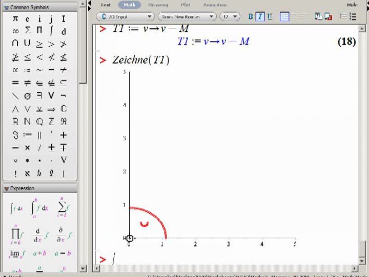 M2 2013-12-04 10 Vereinfachte Zerlegung von Isometrien in Maple